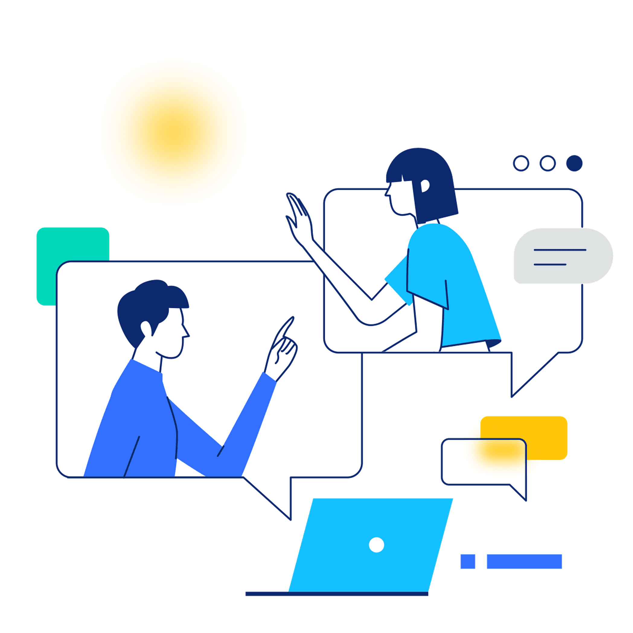 C2C交易沟通界面展示